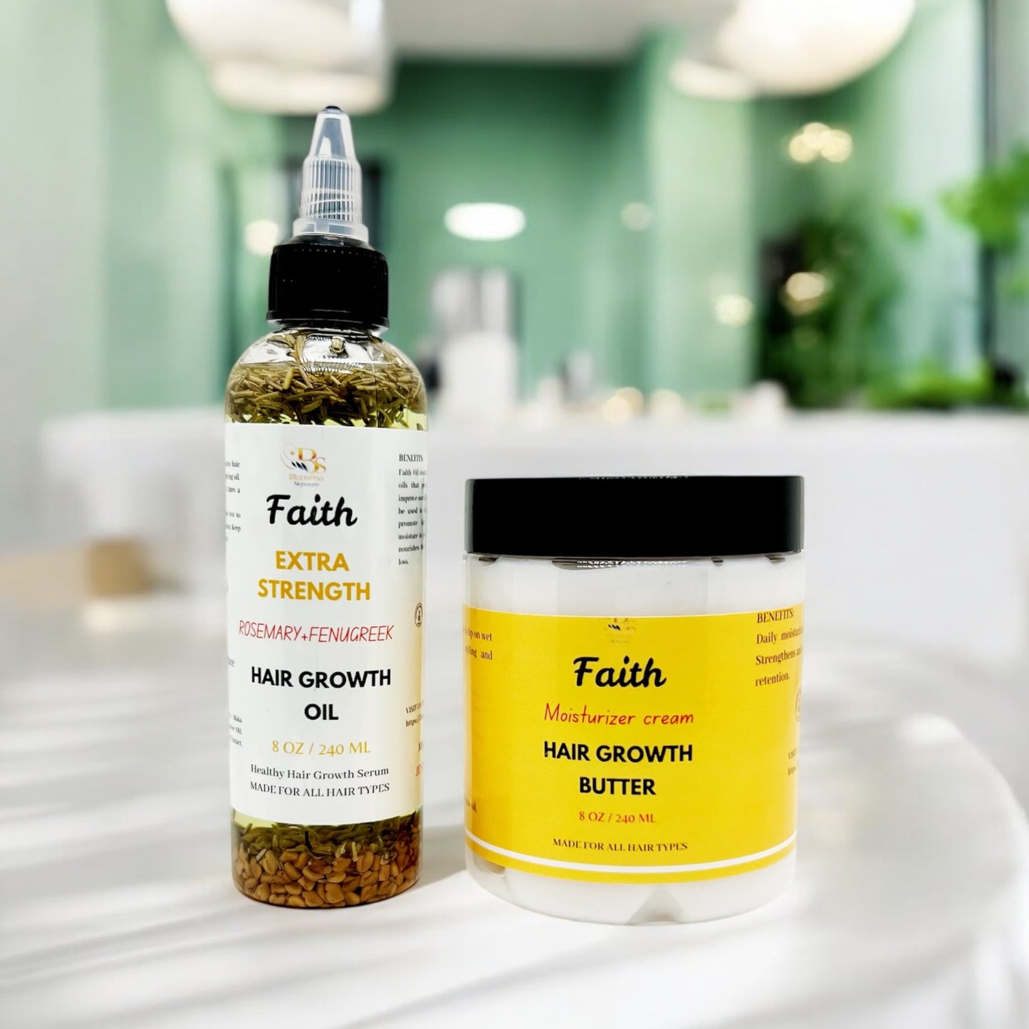 Hair Growth Bundle ( Oil and Moisturizer cream )