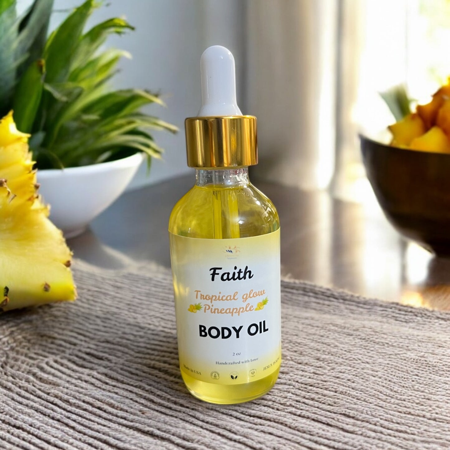 Tropical Glow Pineapple Body Oil