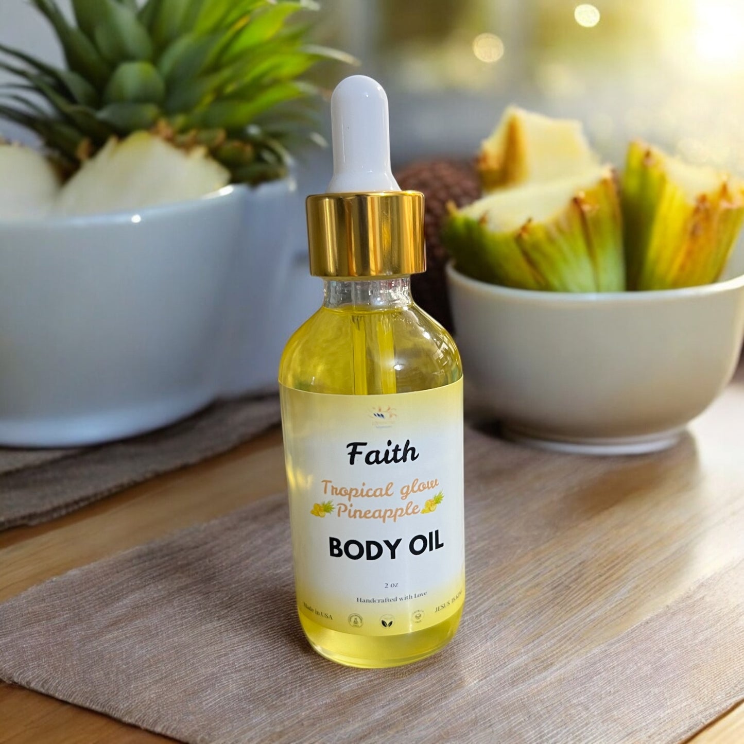 Tropical Glow Pineapple Body Oil