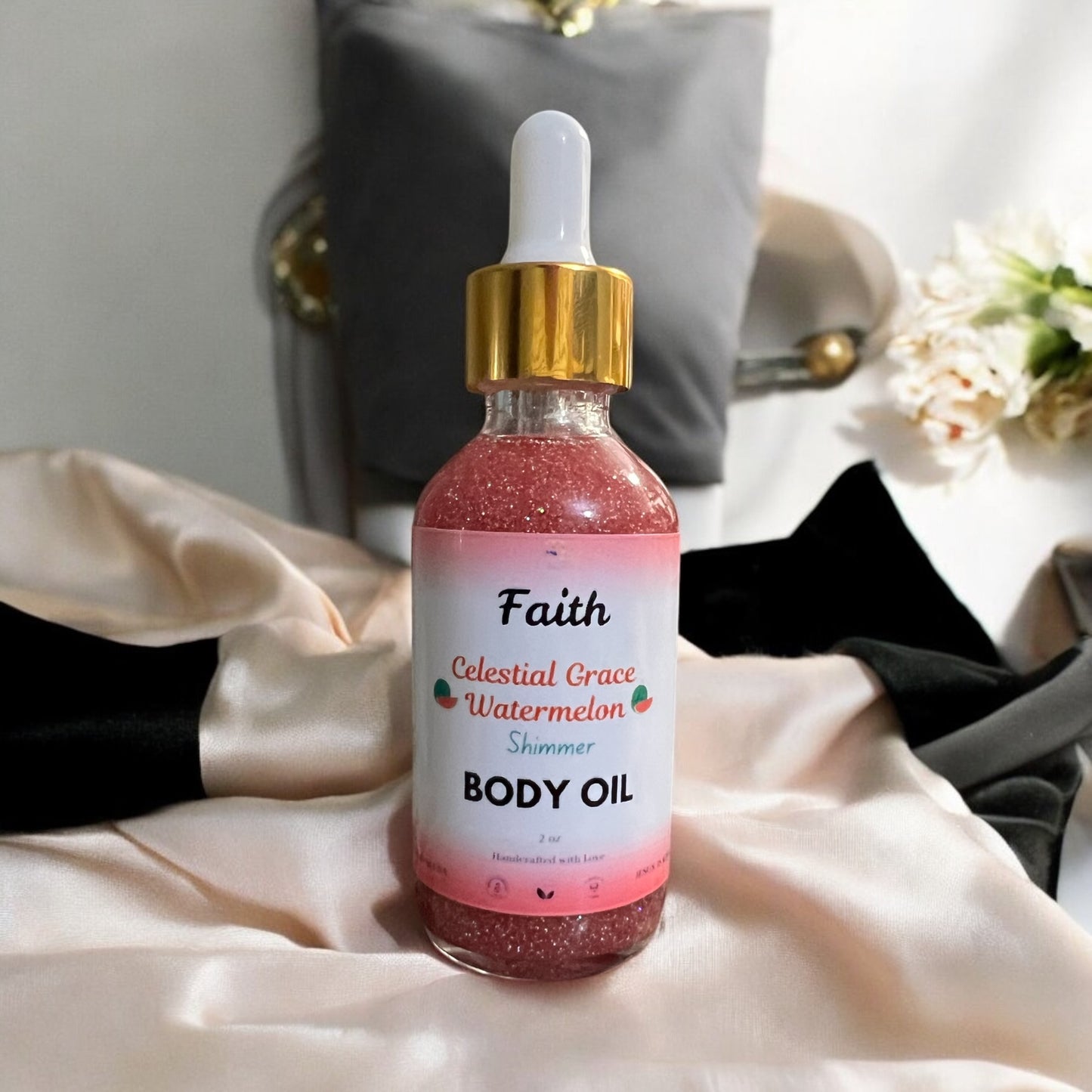 Celestial Grace Watermelon Shimmer Body Oil